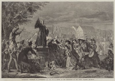 Whitefield Preaching in Moorfields, 1742 by Eyre Crowe